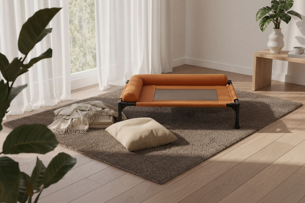 Narančasti pet bed